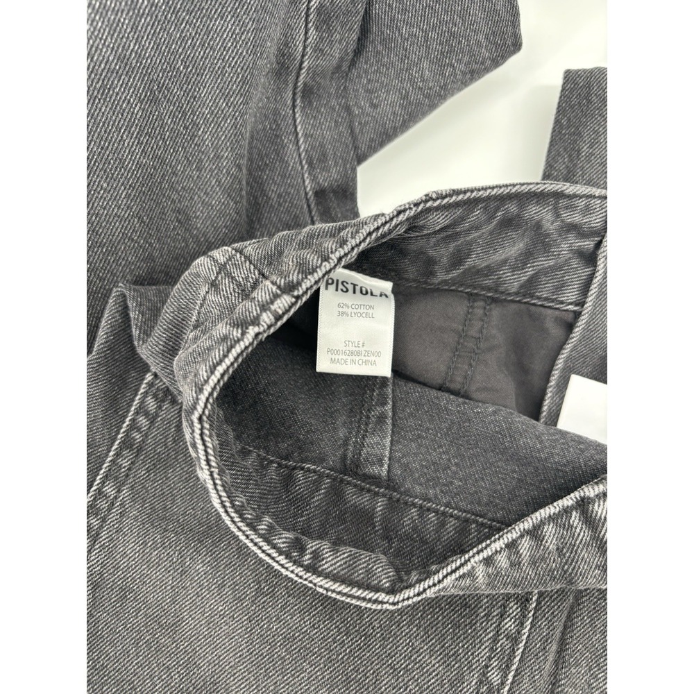 NWT Pistola Lottie High Rise Relaxed Bowed Leg Jeans 27 (meas 28) Barrel $208 - Picture 12 of 16